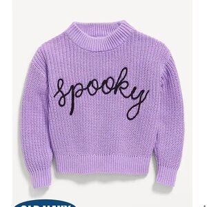 Spooky Halloween Embroidered Sweater